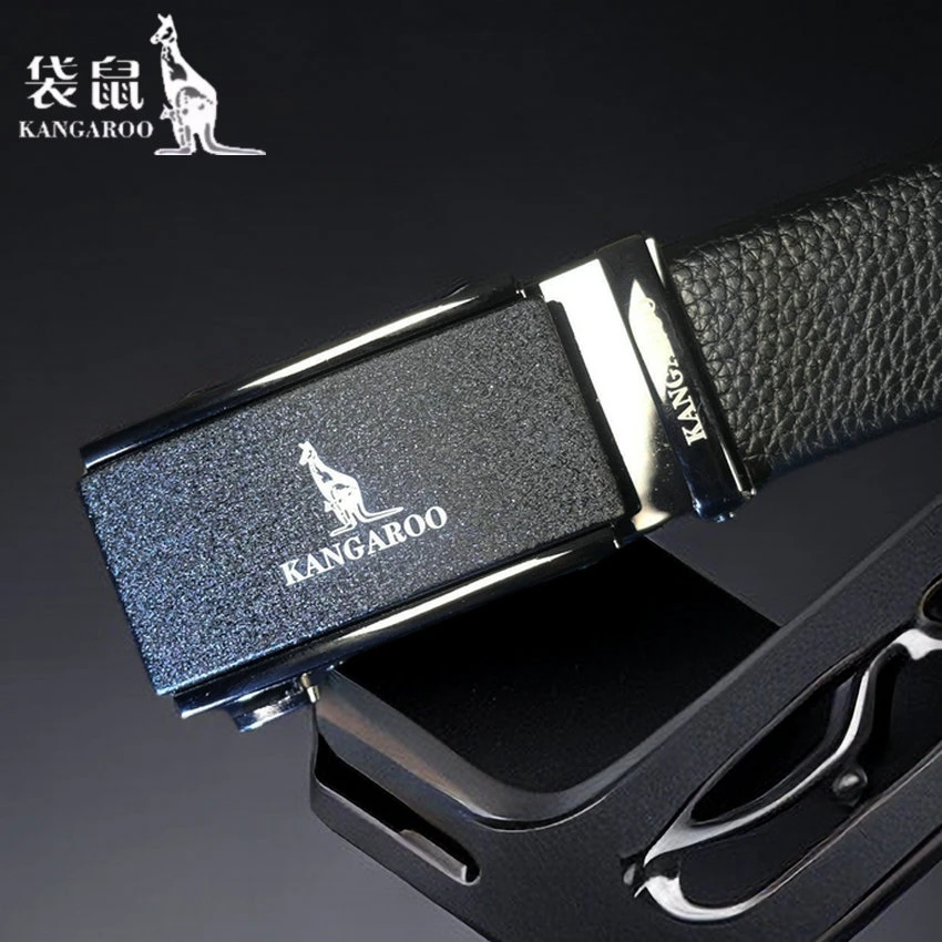 KANGAROO/袋鼠男士皮带牛皮皮带时尚休闲百搭商务韩版潮流裤腰带
