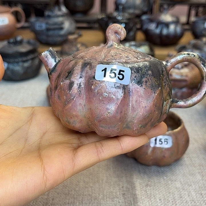 裸柴烧陶瓷手工茶器