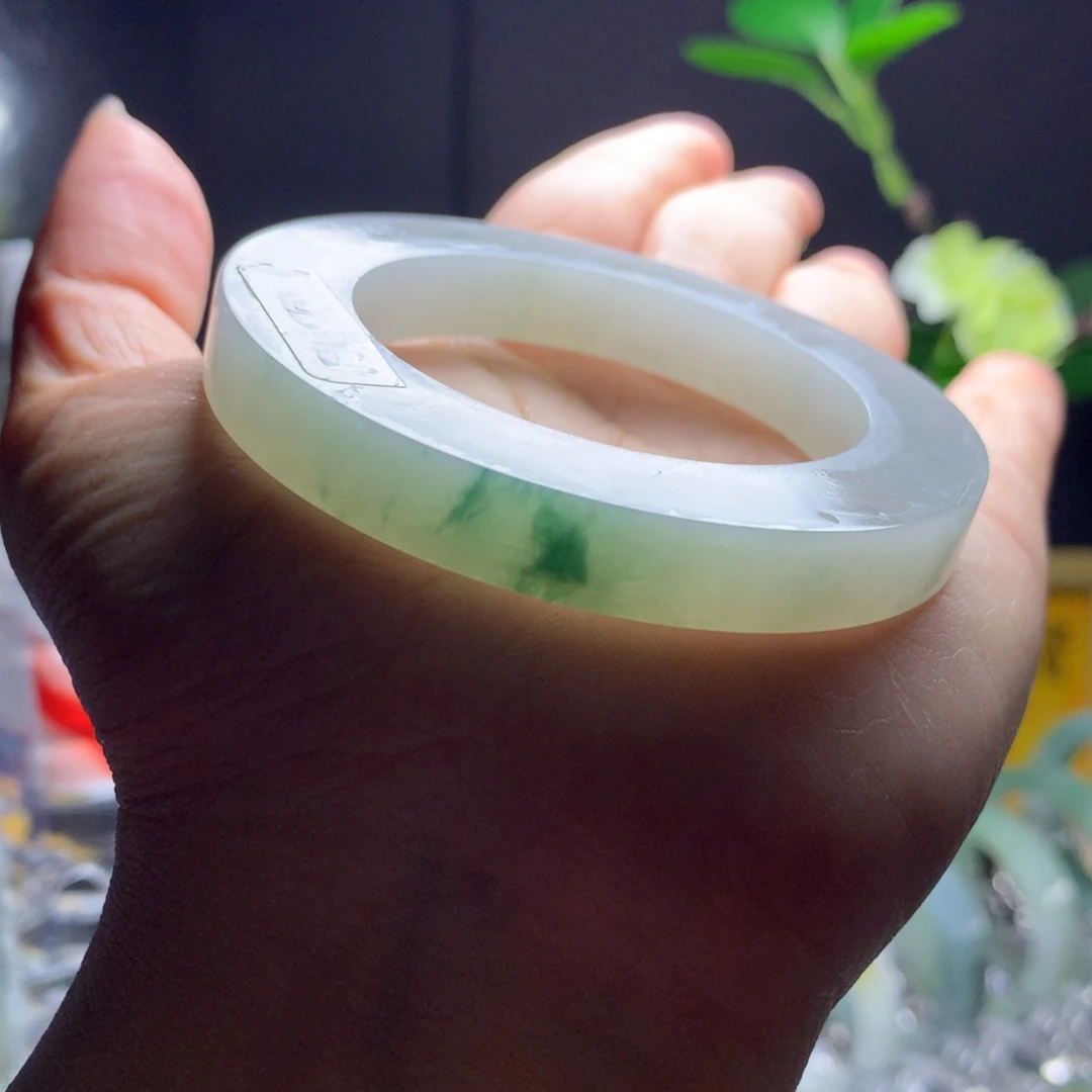 定制翡翠未镶嵌翡翠手镯47_54