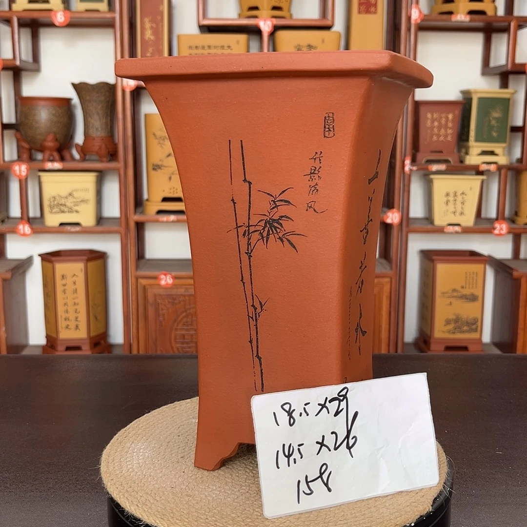 紫砂花盆紫砂花盆
