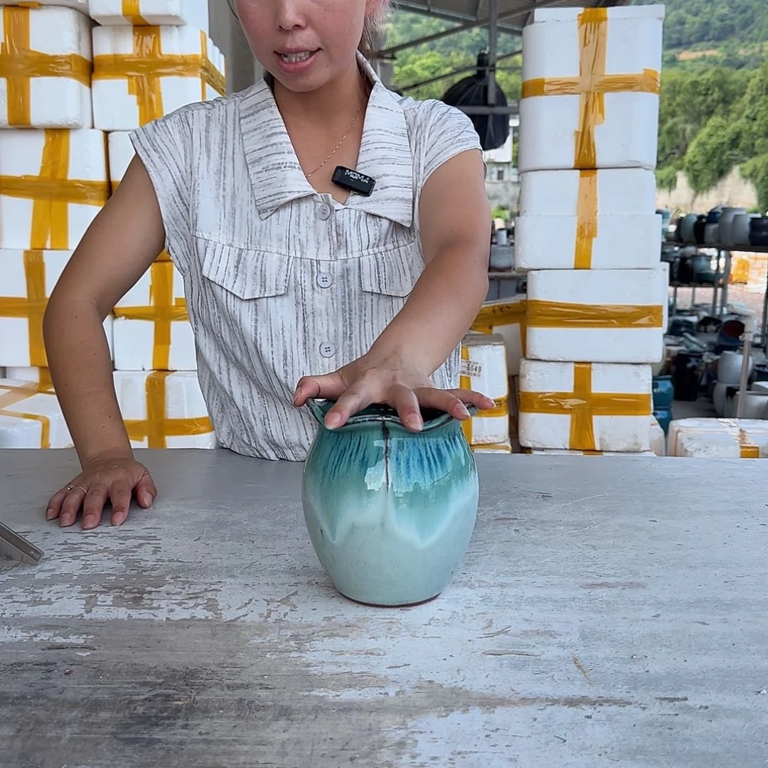 紫砂花盆王嫂花盆0715-100瑕疵颜色不选