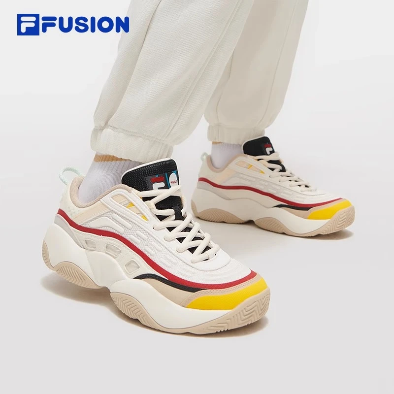 FILA FUSION斐乐潮牌FIRE x PIGALLE复古篮球鞋2025春款女鞋男鞋