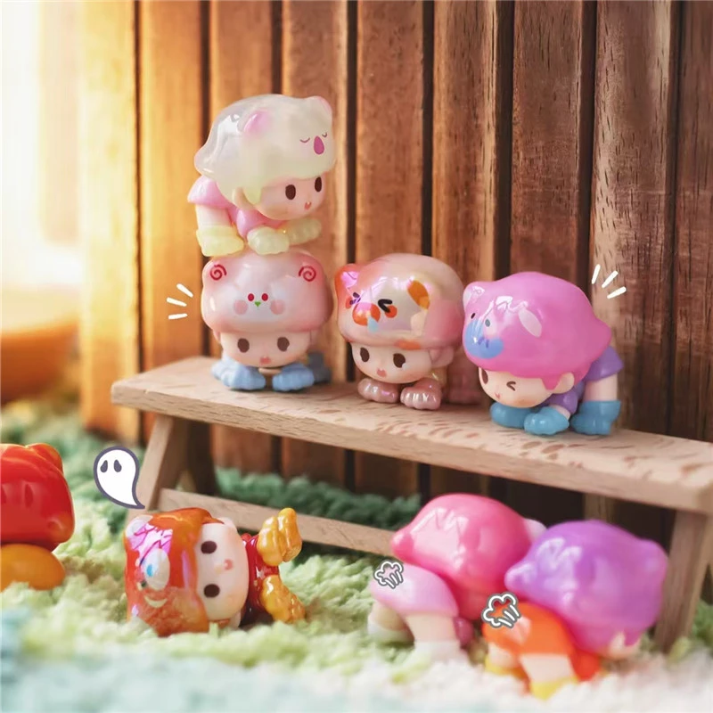 七七【拆盒】YOYO森林奇趣斗兽棋萌粒摆件（踩尾巴）系列潮玩盲盒代拆