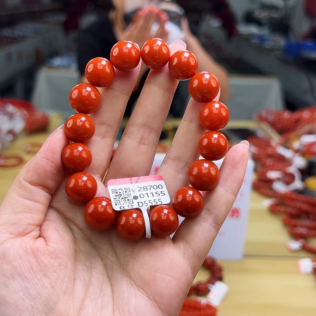 南红玛瑙保山典藏手串13mm多样性发一未镶嵌