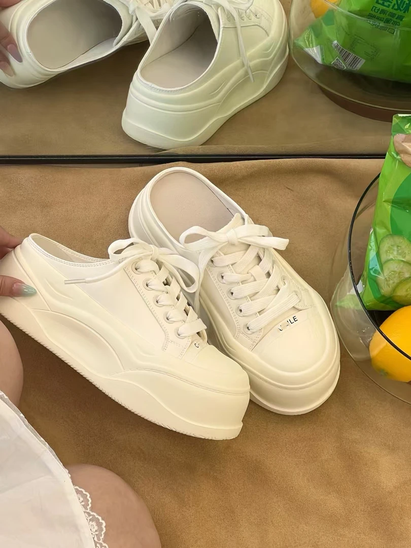 5213-1 新款厚底舒适包头休闲半拖