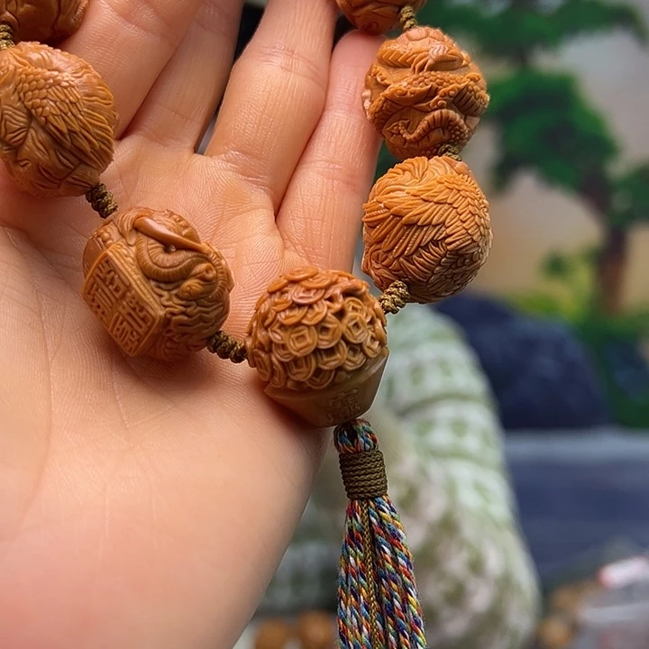 木***人橄榄核手串/手链橄榄核