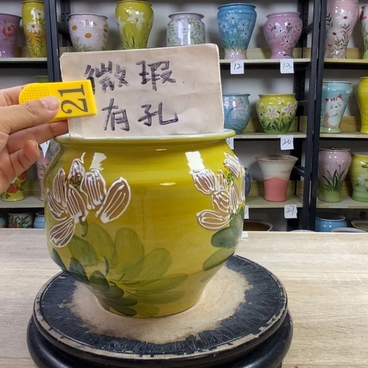 景德镇高温陶瓷花盆