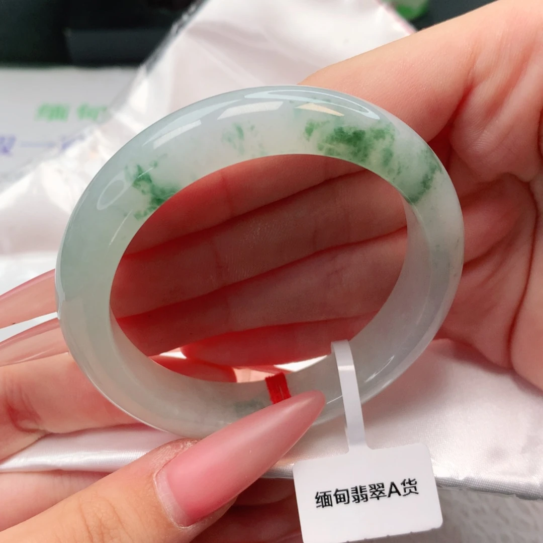 未镶嵌手镯翡翠正圈53