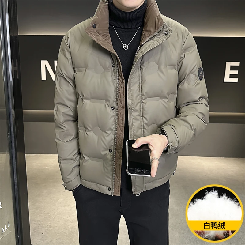 FUGUINIAO/富贵鸟新款男装时尚帅气加厚男羽绒服外套保暖羽绒服男