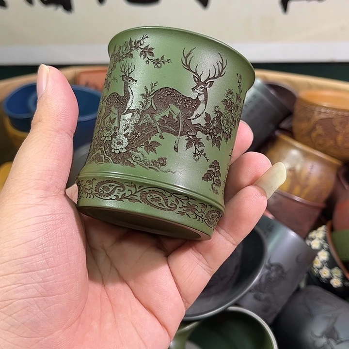 茶杯紫砂全手工紫砂主人杯