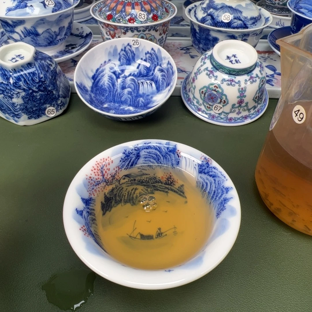 景德镇纯手工纯手绘茶具木木94