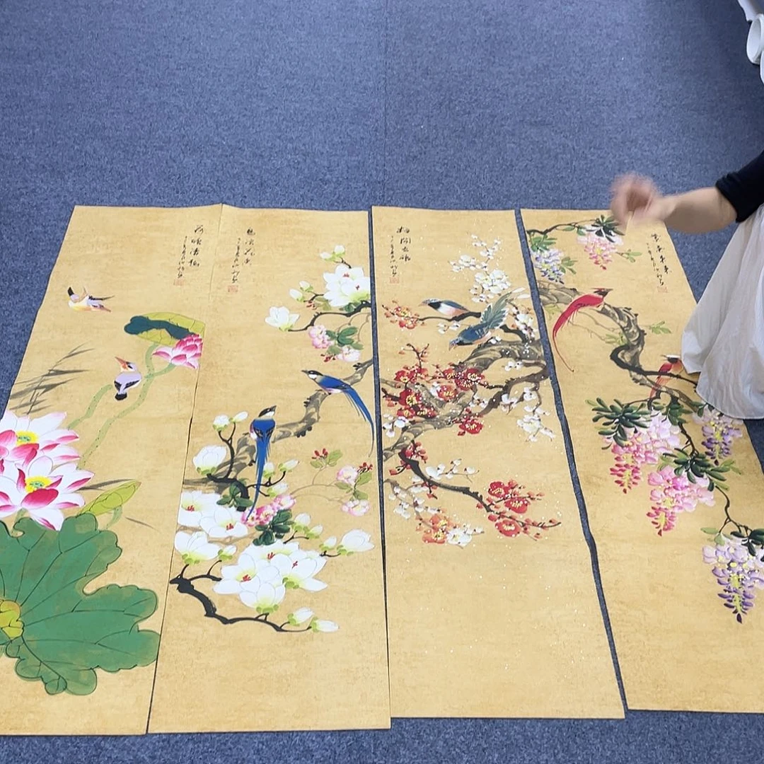 国画作品小姐姐放漏…
