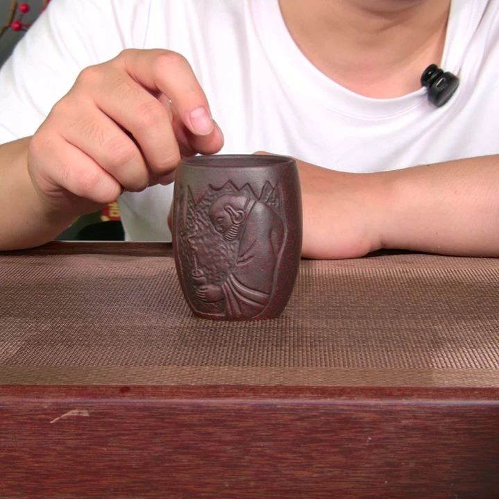 茶杯紫砂高货放漏