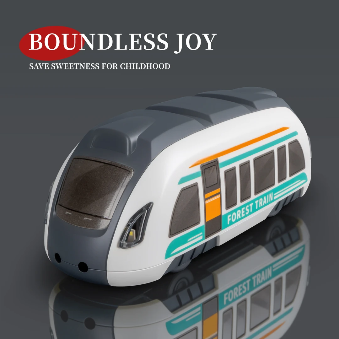 双向电动感应高铁火车灯光音效汽车玩具耐摔仿真3-6男宝女宝玩具