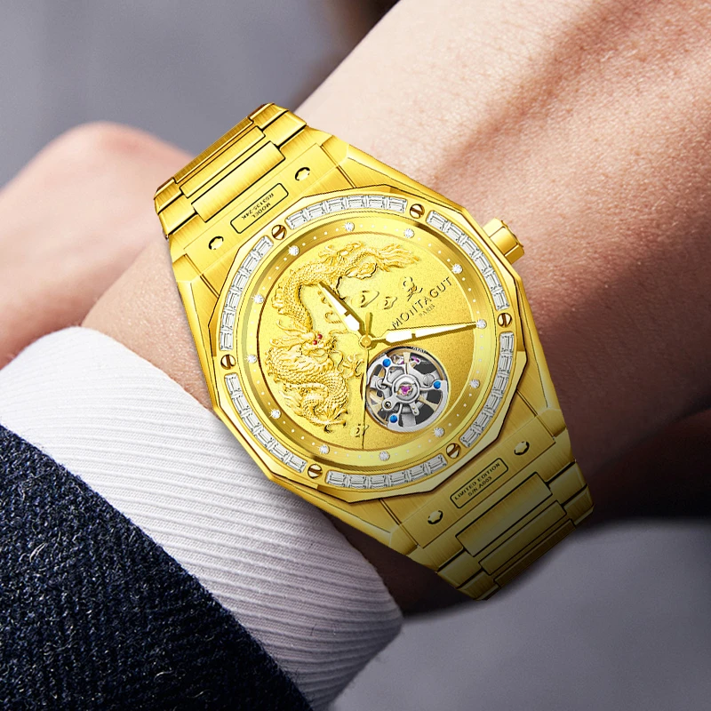 M男士高档奢华经典潮流气质全自动机械手表-M205-F