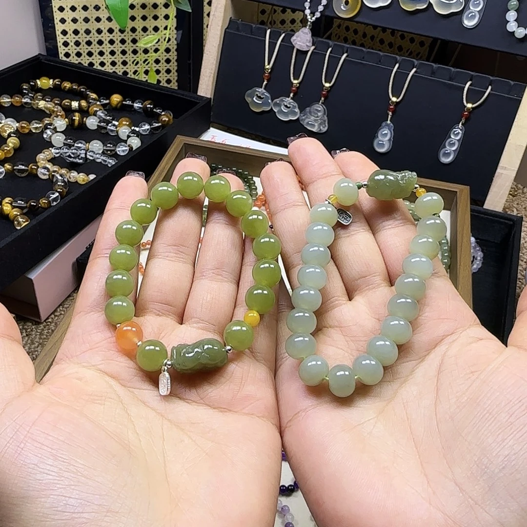未镶嵌手链和田玉（糖玉）
