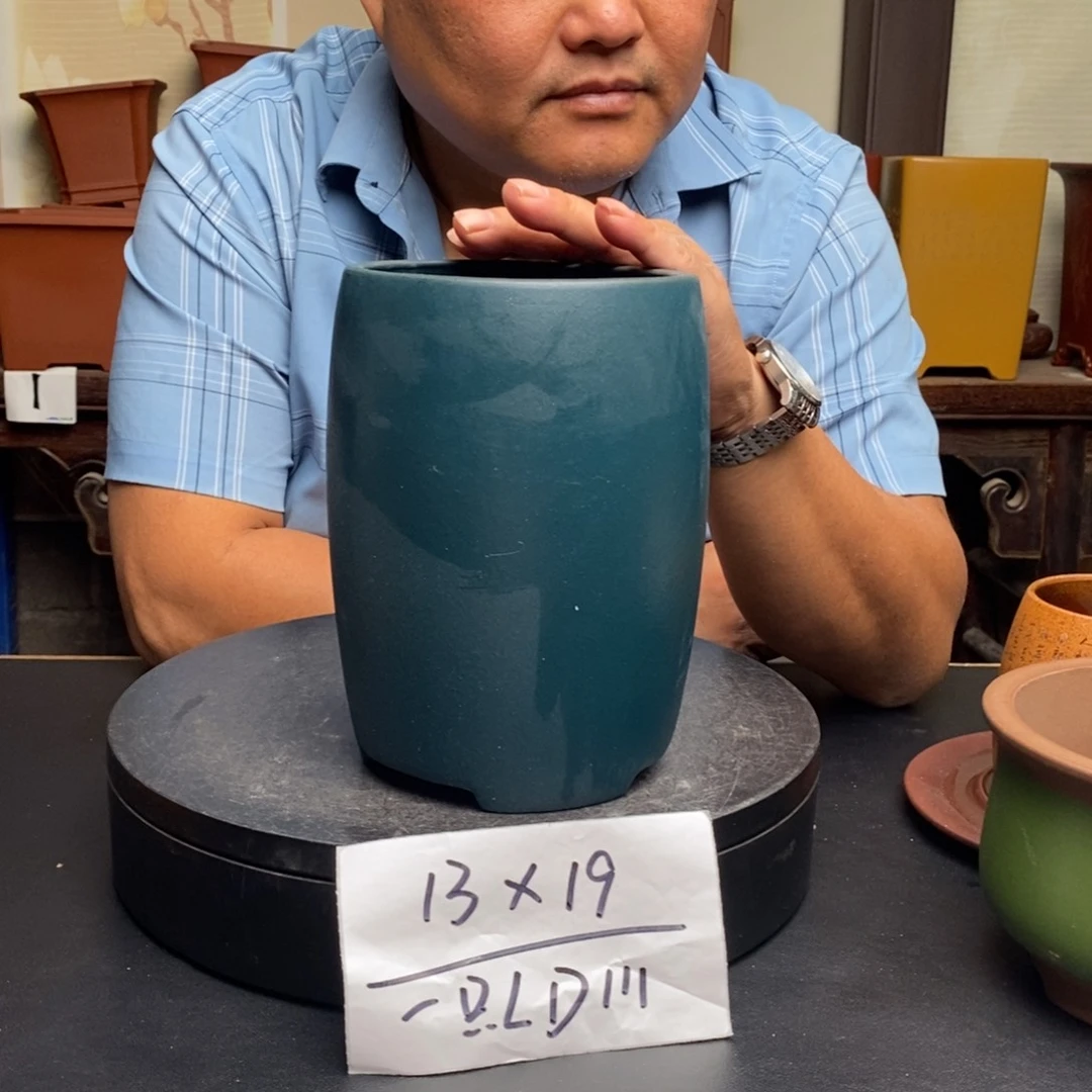 紫砂花盆货号一只LD111