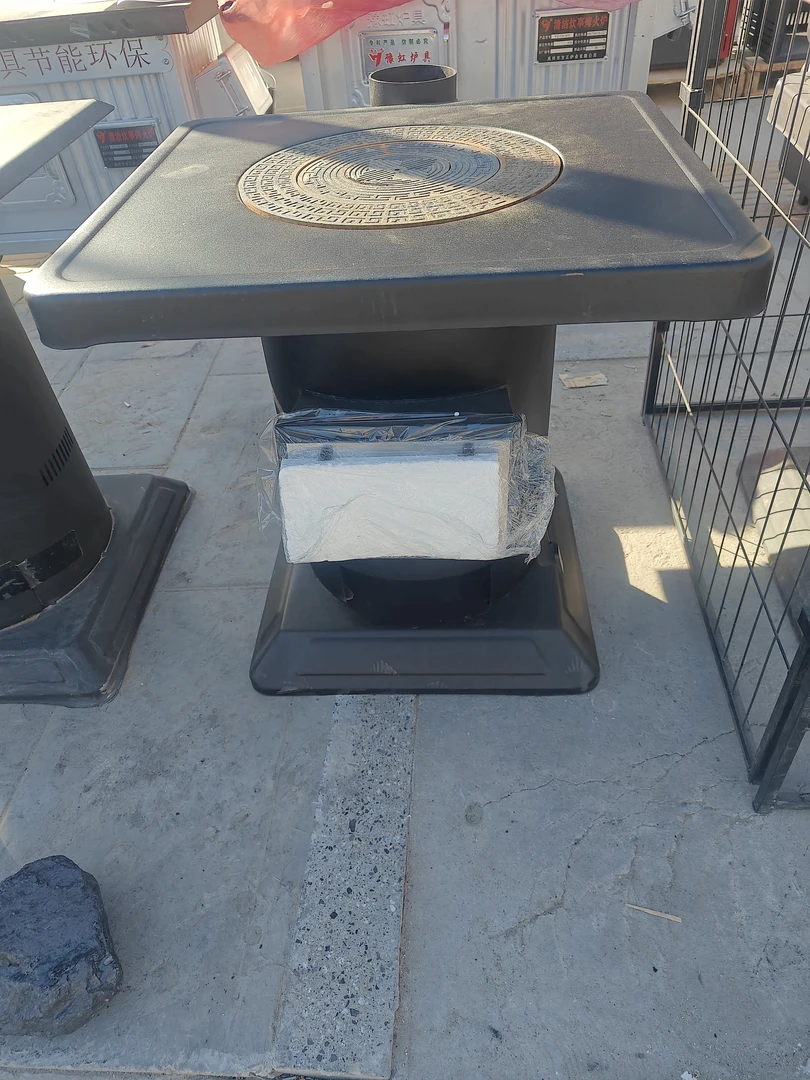 金炬生铁内胆玻璃观火窗取暖炉