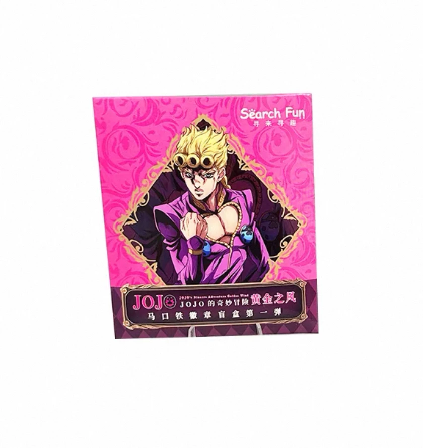 【官谷】JOJO的奇妙冒险黄金之风第一弹方形徽章动漫角色吧唧