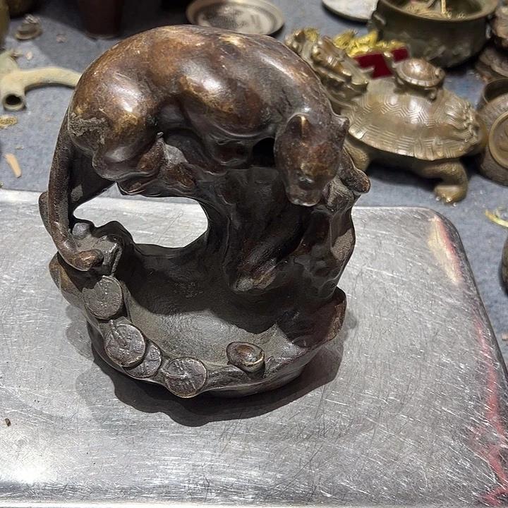 微瑕疵黄铜摆件工艺品