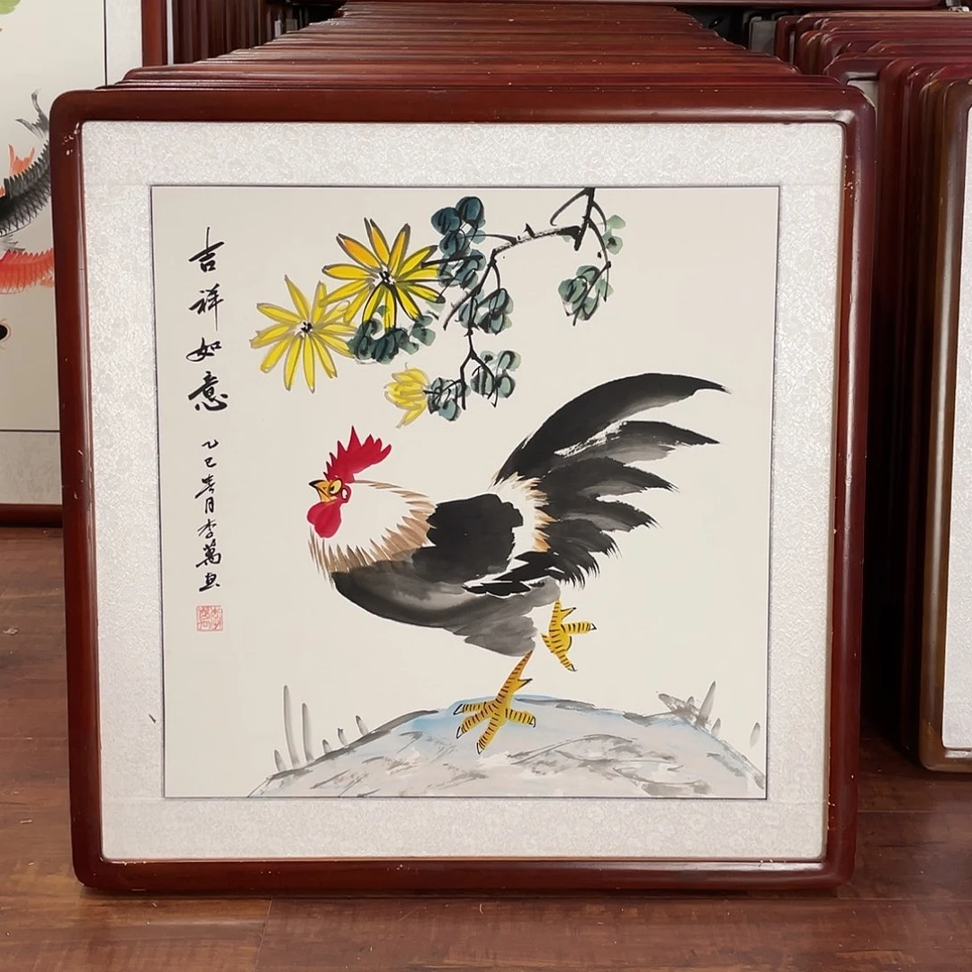 国画带框尺寸63*63厘米