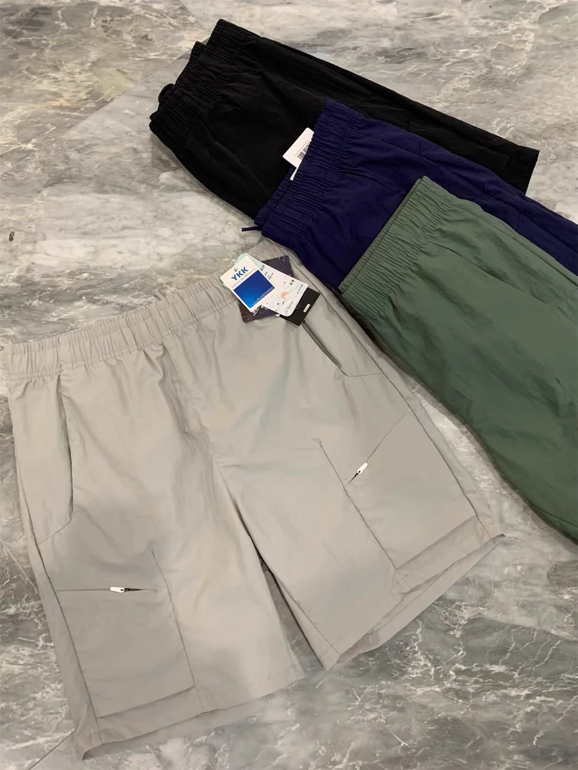 夏季户外机能尼龙工装短裤防泼水速干运动休闲直筒沙滩五分裤男士