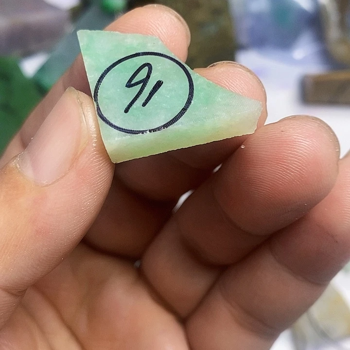翡翠散珠天然翡翠A货挂件
