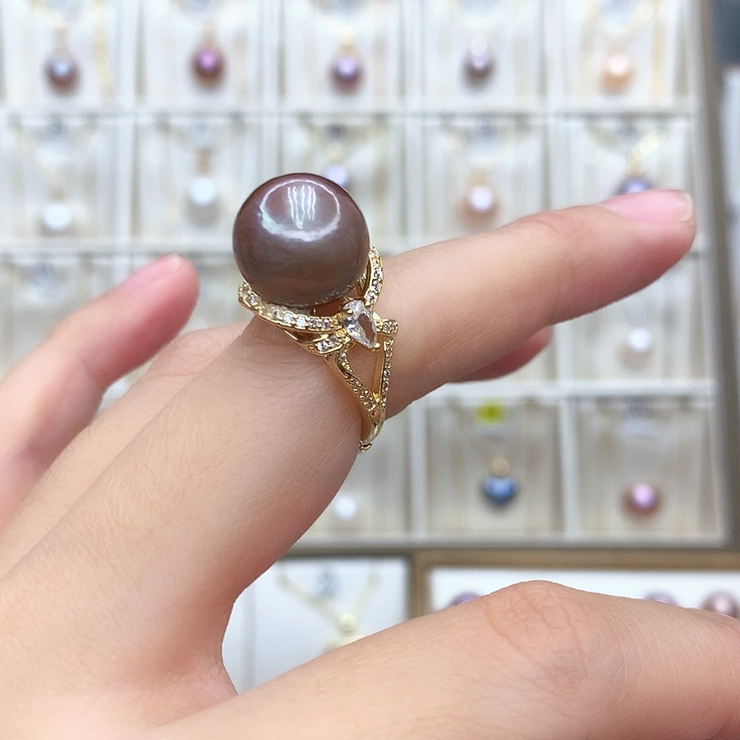 淡水珍珠颈饰合金