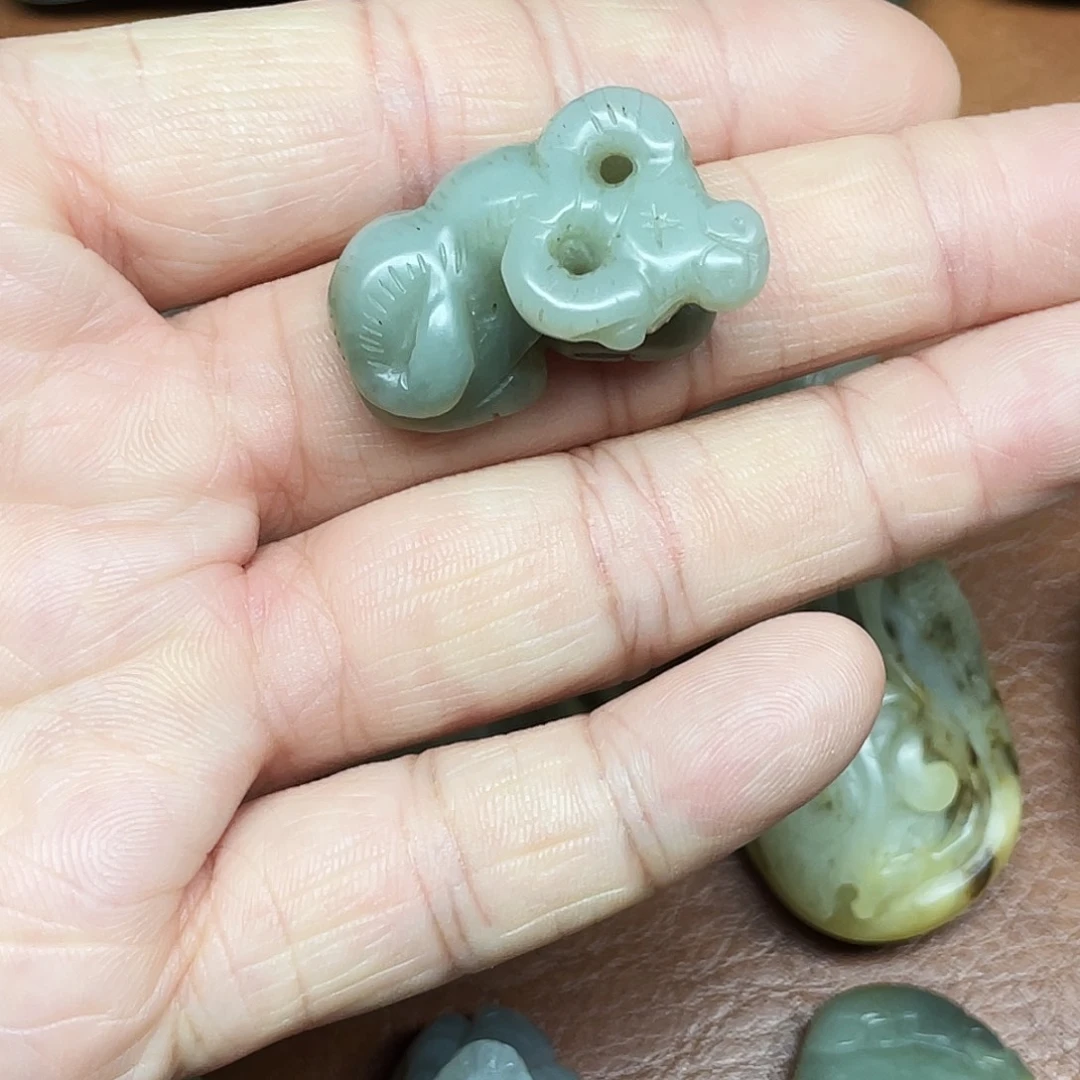 和田玉未镶嵌套链