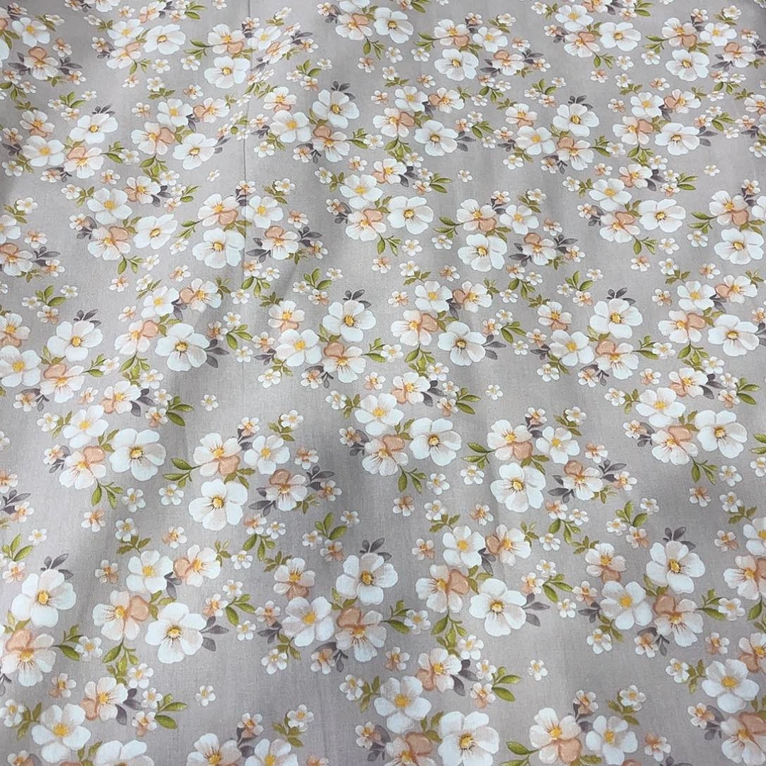 纯棉斜纹布咖色10米不加工