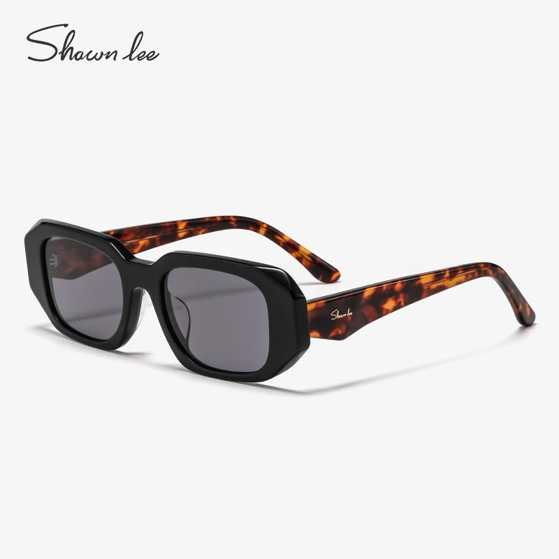 Shawnlee新款复古方框墨镜女款防晒高级感防紫外线开车用太阳眼镜