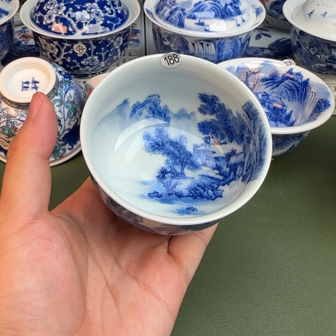 彦祖纯手工手绘茶具188