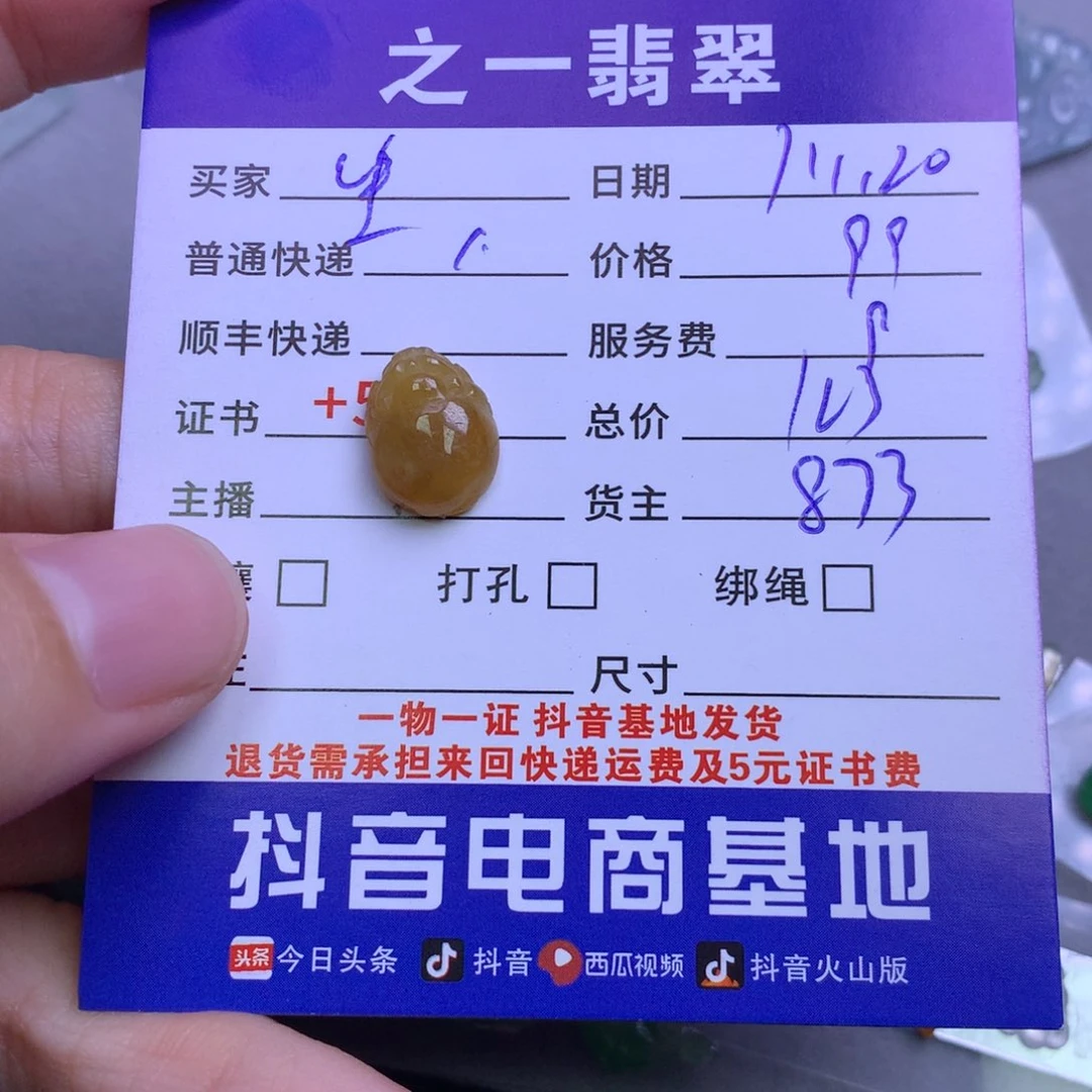 颈饰未镶嵌翡翠坐****)