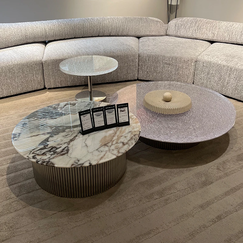 【设计师K茶几】轻奢客厅家用创意简约个性意式圆形