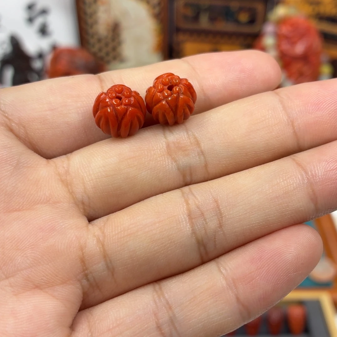 南红玛瑙未镶嵌配饰11mm