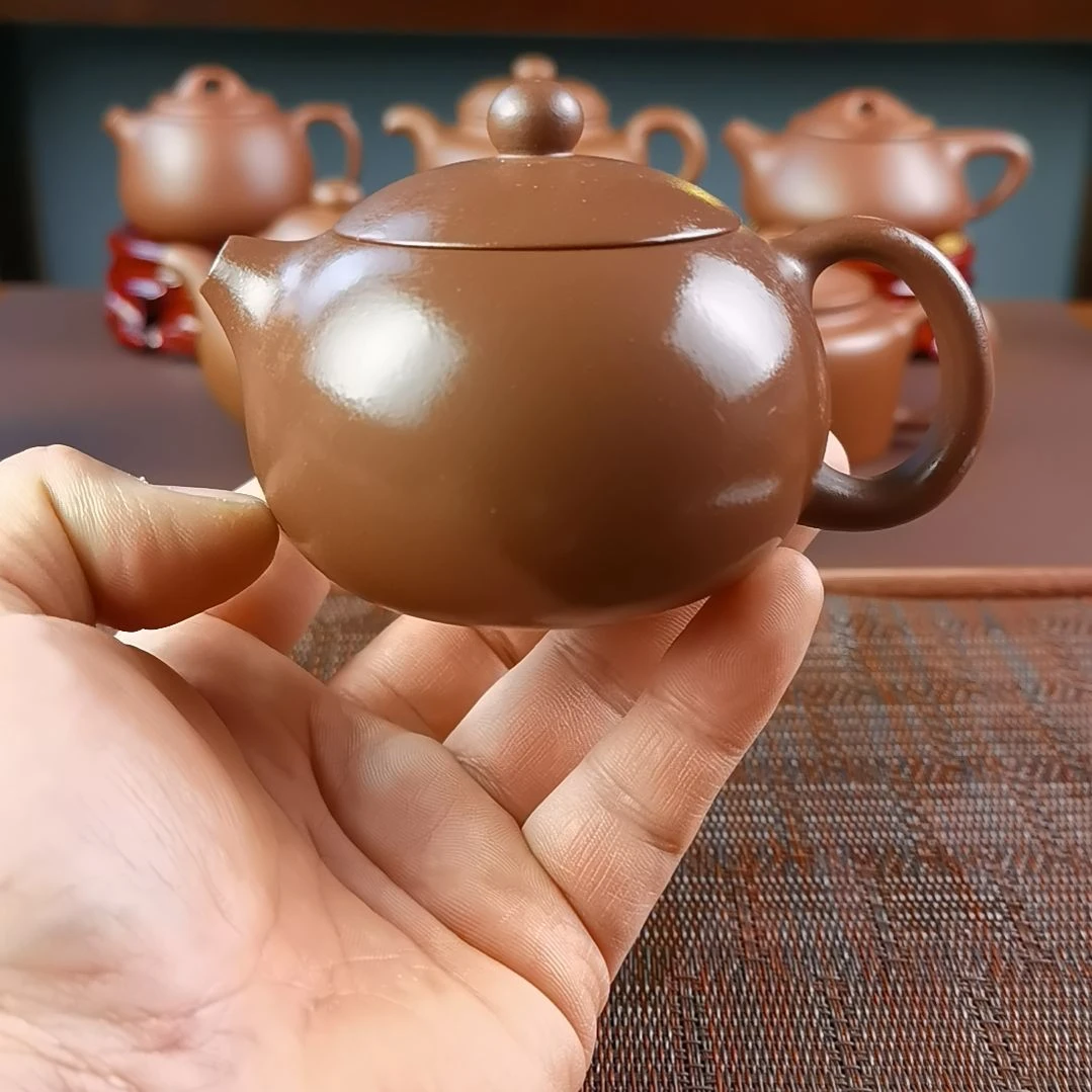 紫砂茶壶紫泥西施180CC