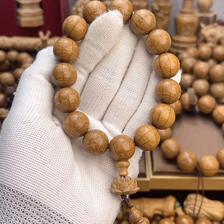 五***星木质非金属九道木手串1.5