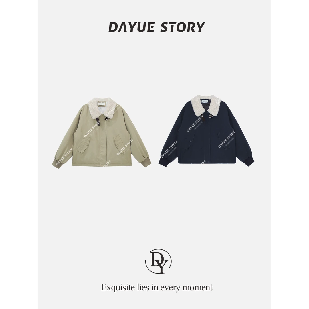 DAYUE【派克羽绒服】高定重工！版型挺括“90白鸭绒”冬保暖羽绒工装服