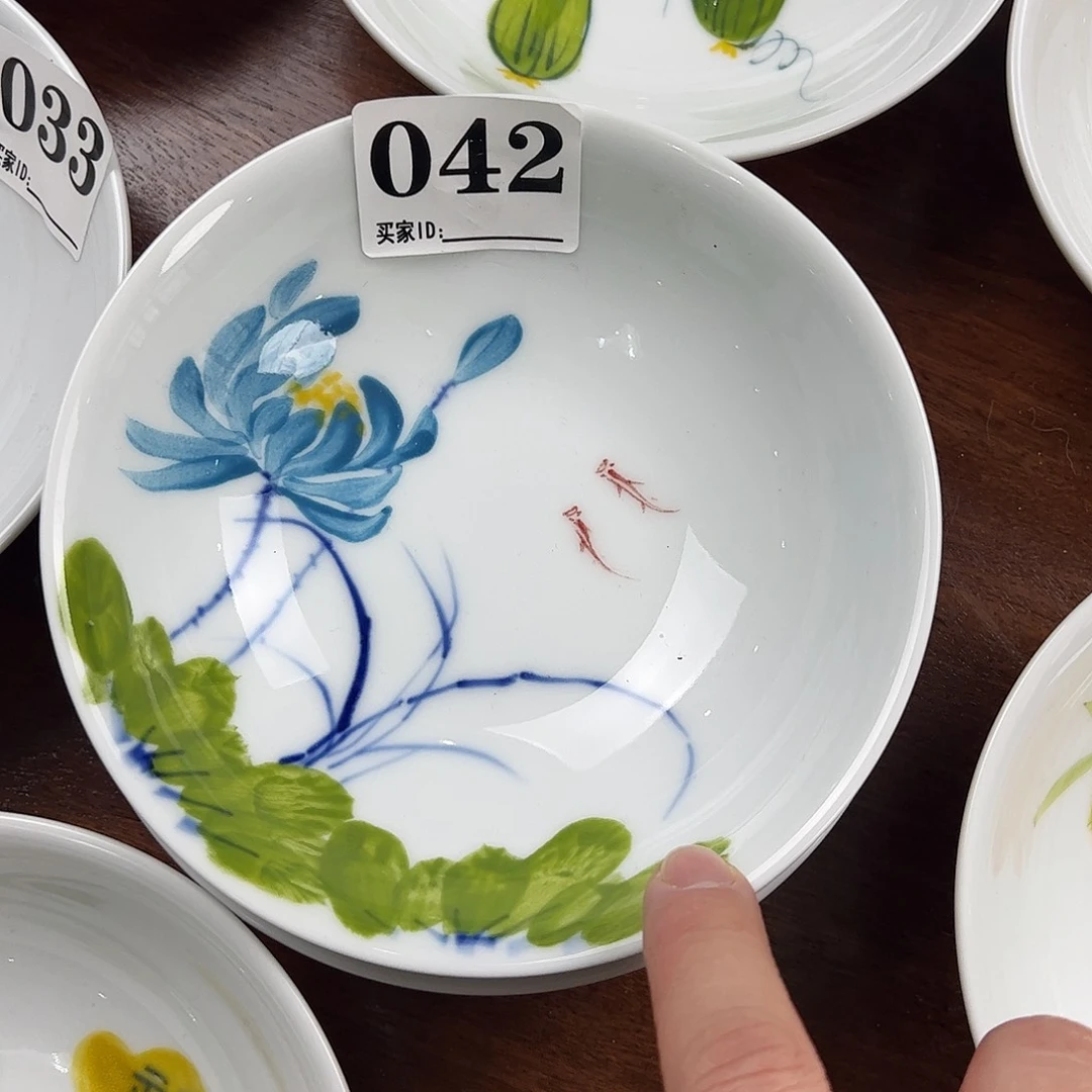 瓷片景德镇陶瓷手工手绘制作