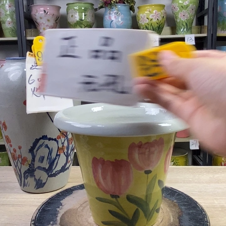 景德镇高温陶瓷花盆