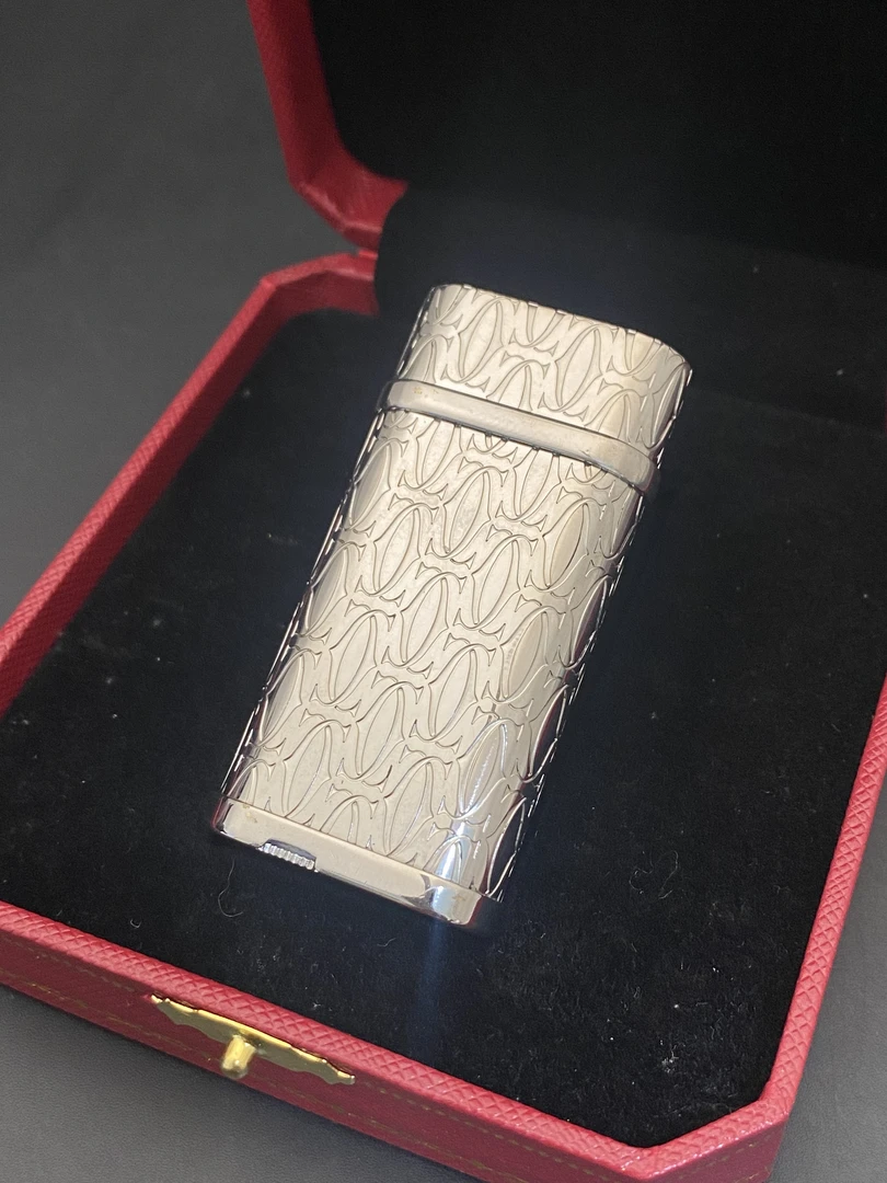 47号链接银色大标款高档明火气体打火机