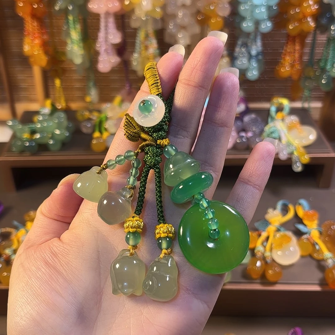 玛瑙/玉髓未镶嵌车挂