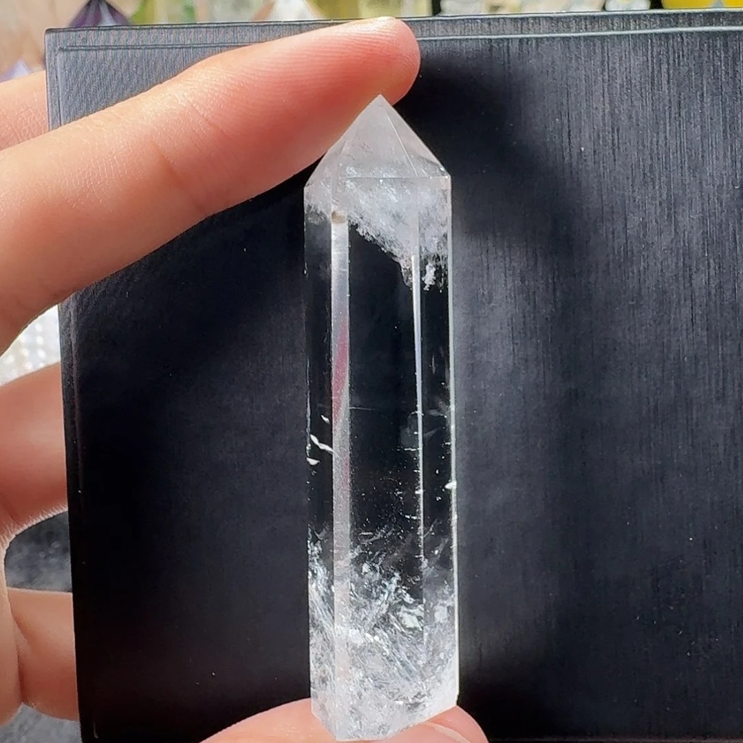 水晶未镶嵌珠宝半成品白水晶