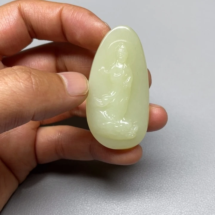 吊坠(不含链)未镶嵌和田玉秋****闻