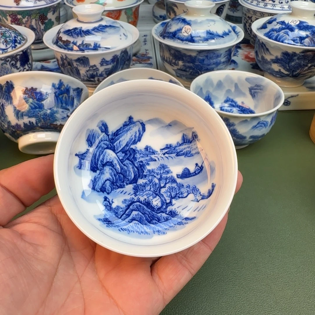 陶纯手工纯手绘茶具358