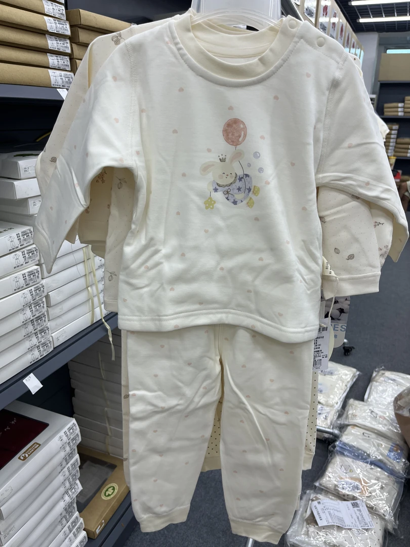 【亲贝优品】多花形薄棉肩扣套桃心小兔