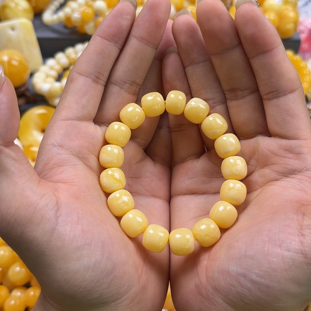 琥珀珠宝奇石未镶嵌同料老型13mm