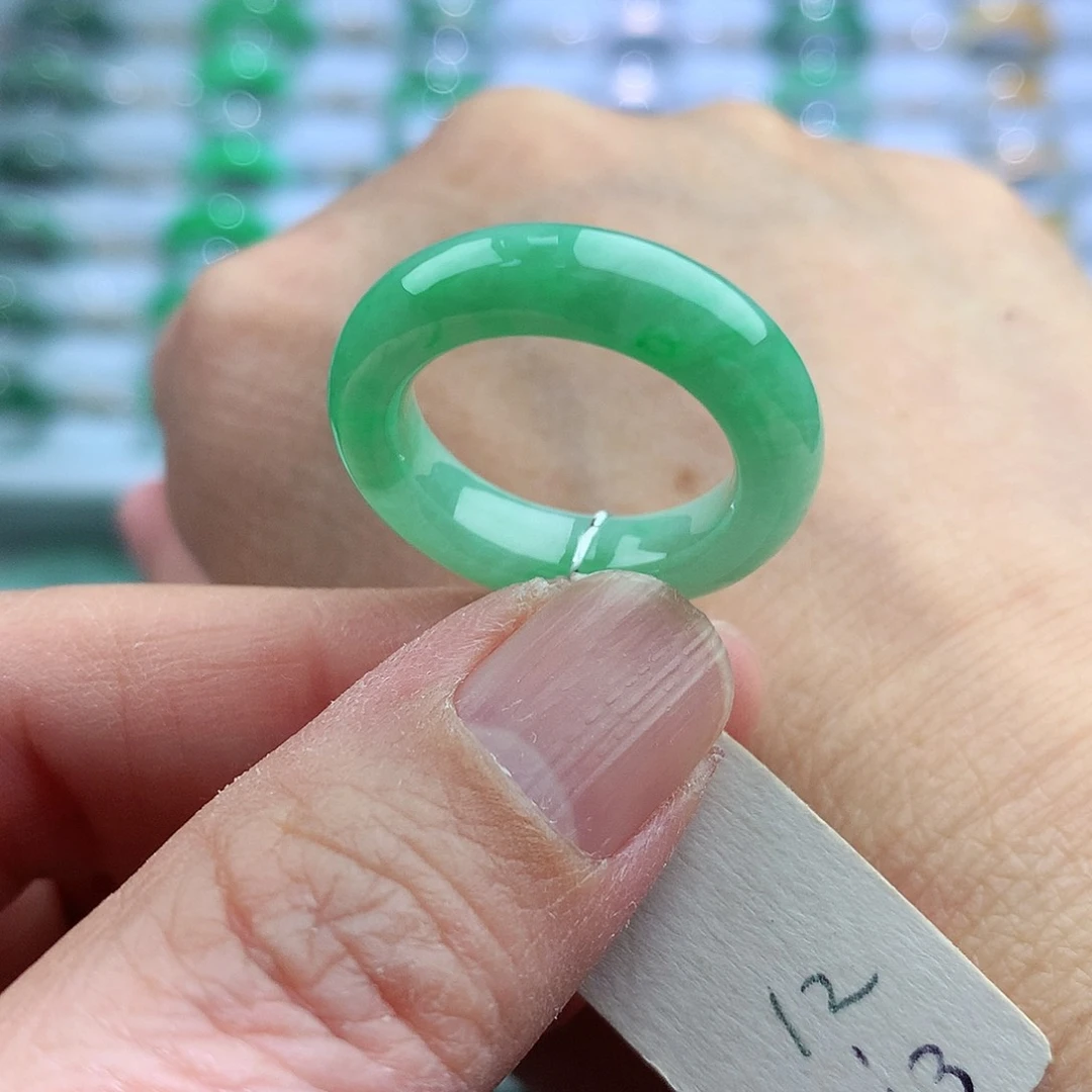 未镶嵌戒指翡翠12号