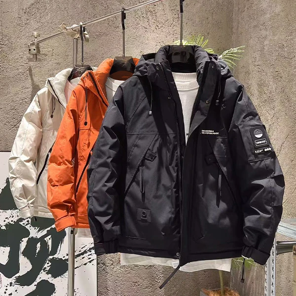 960-8888 冬季御寒保暖锁温男士百搭时尚休闲潮流断码加厚外套