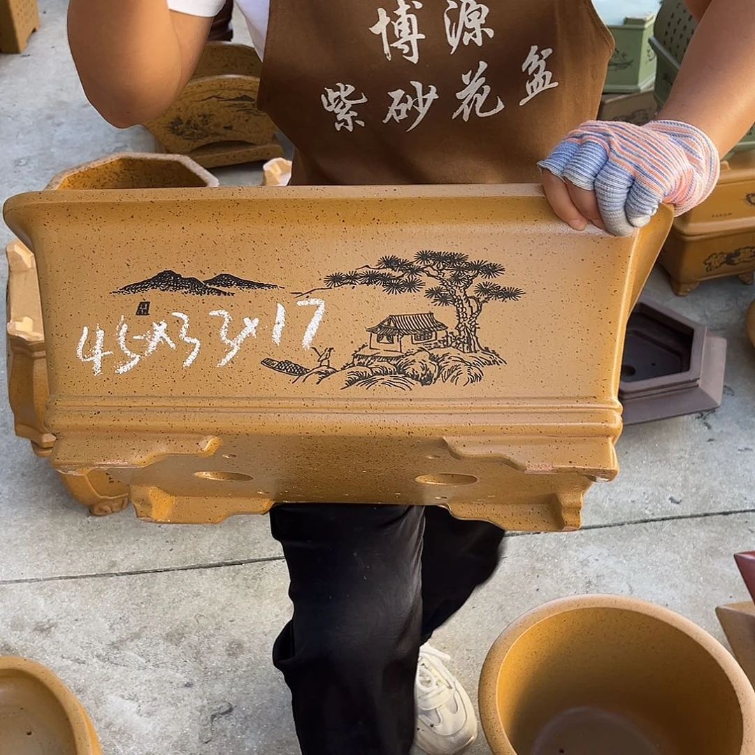 紫砂花盆盆景艺术